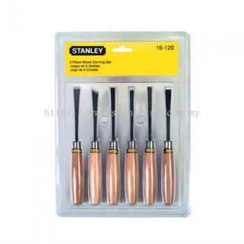 Stanley 16-120 6-Piece Wood Carving Set