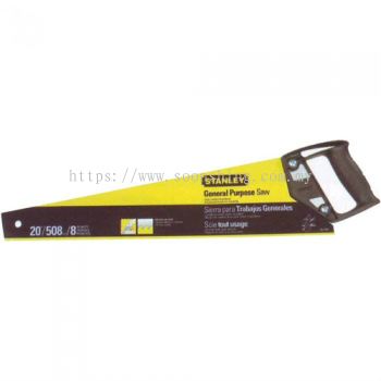 Stanley 20-082 Crosscut Plastic Handle Saw 22"