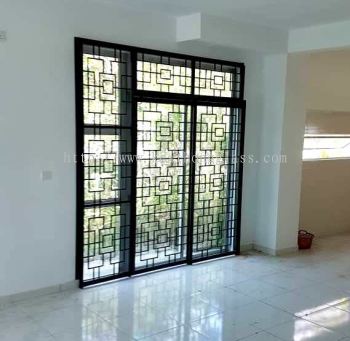 Johor Sliding Door Grille From Keat Hong Glass Aluminium