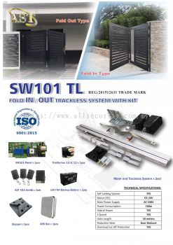 SW101 TL FOLDING GATE AUTO GATE SYSTEM