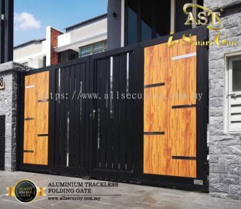 ALUMINIUM TRACKLESS FOLDING GATE