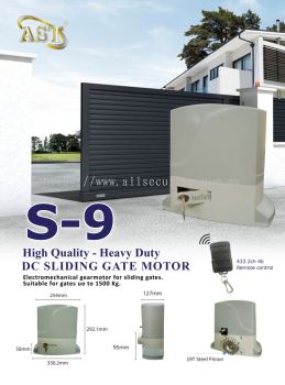 S9 - Heavy Duty Sliding DC Motor