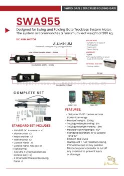 AST SW955 AUTO GATE SYSTEM