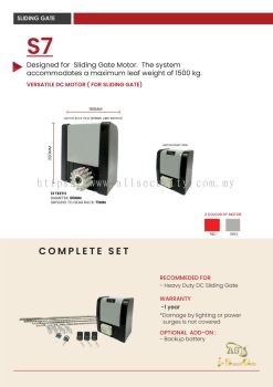 S7 SLIDING MOTOR