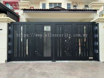 TRACKLESS FOLDING GATE