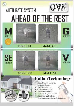 OVA  M / G / SE / V SERIES Underground Auto Gate System