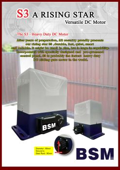 BSM S3 DC Sliding motor