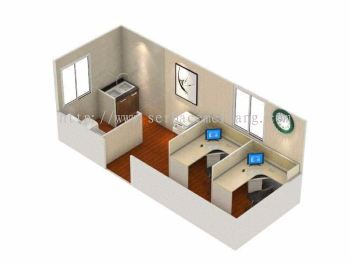 Prefab cabin house layout