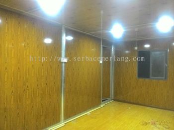 Wood Grain Texture Walling Cabin