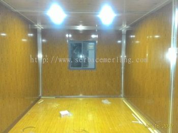 Wood Grain Texture Walling Cabin