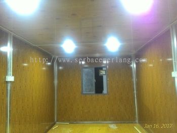 Wood Grain Texture Walling Cabin