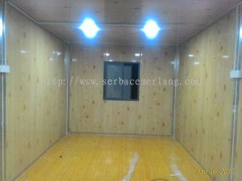 Wood Grain Texture Walling Cabin