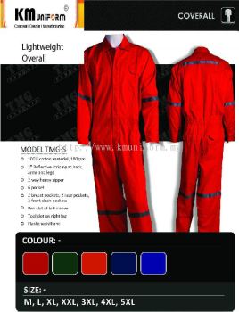 KM Safety Vest Overall Jacket TMG S