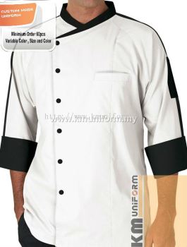 Chef Uniform Design 1 Whtie Front