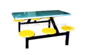 Fibreglass Food Court Table and Chair