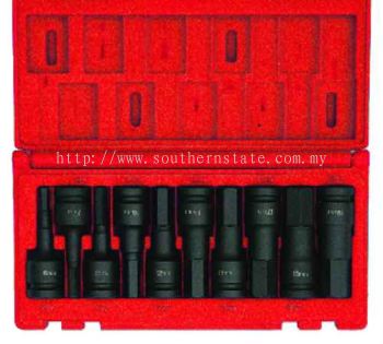 10 piece Hexagon Impact Socket Set