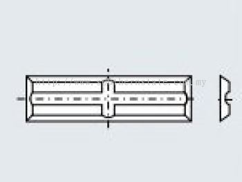 Reversible Knifes with Back Grooves