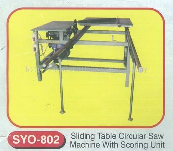 Sliding Table Circular Saw with Scoring Unit(SYO-802)