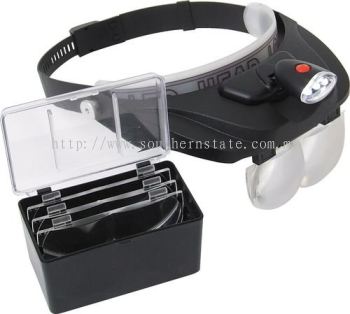 OXFORD LED Head Loupe with Removable LED Light & Interchangeable Lenses