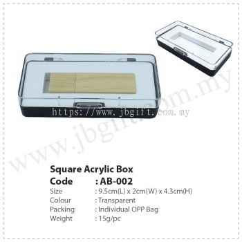 Square Acrylic Box AB-002