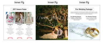 Artwork Design - Brochure Two Fold (Special Size) - Wedding Package