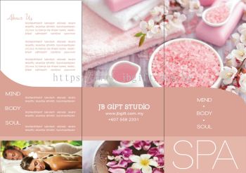Artwork Design - Brochure Two Fold (Special Size) - SPA