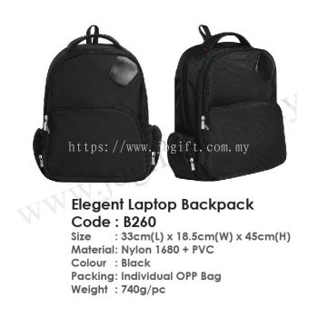 Elegent Laptop Backpack B260