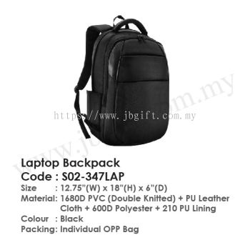 Laptop Backpack S02-347LAP