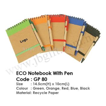 ECO Notebook With Pen GP 80