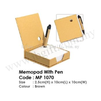 Memopad With Pen MP 1070