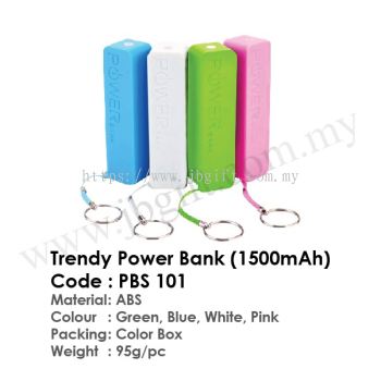 Trendy Power Bank (1500mAh) PBS 101