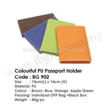 Colourful PU Passport Holder BG 902