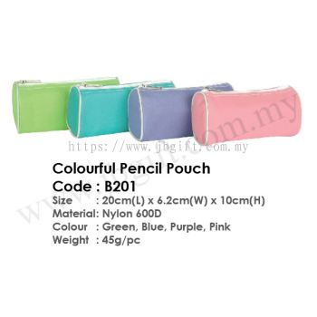 Colourful Pencil Pouch B201