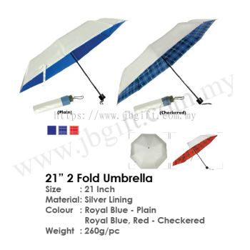 21” 2 Fold Umbrella