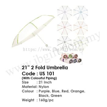 21” 2 Fold Umbrella US 101