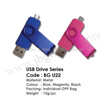 USB Thumb Drive / Pendrive Dual Drive Series BG U22