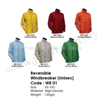 Reversible Windbreaker (Unisex Jacket) WR 01