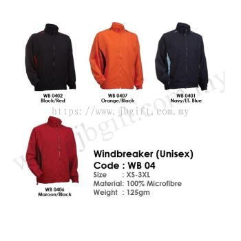 Windbreaker (Unisex Jacket ) WB 04