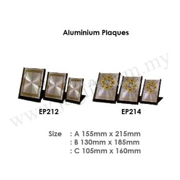 Aluminium Plaques EP212 & EP214