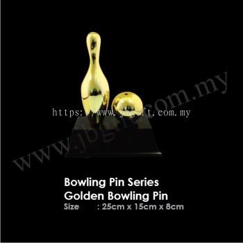 Bowling Pin Series Golden Bowling Pin