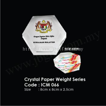 Crystal Paper Weight Series ICM 066