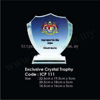 Exclusive Crystal Trophy ICP 111