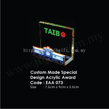 Custom Made Special  Design Acrylic Award EAA 073