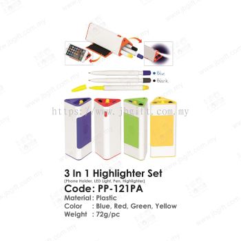 3 In 1 Highlighter Set PP-121PA