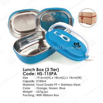 Lunch Box (3 Tier) HS-115PA