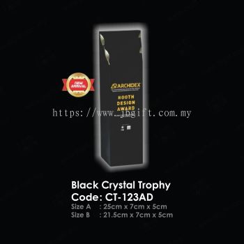 Black Crystal Trophy CT-123AD