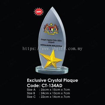 Exclusive Crystal Plaque CT-134AD