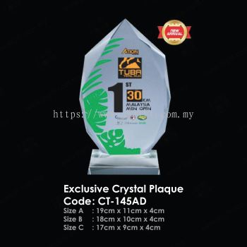 Exclusive Crystal Plaque CT-145AD