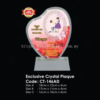 Exclusive Crystal Plaque CT-146AD