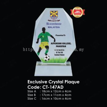 Exclusive Crystal Plaque CT-147AD